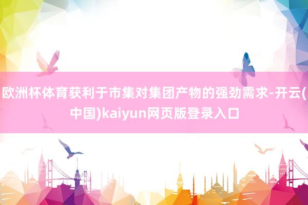 欧洲杯体育获利于市集对集团产物的强劲需求-开云(中国)kaiyun网页版登录入口